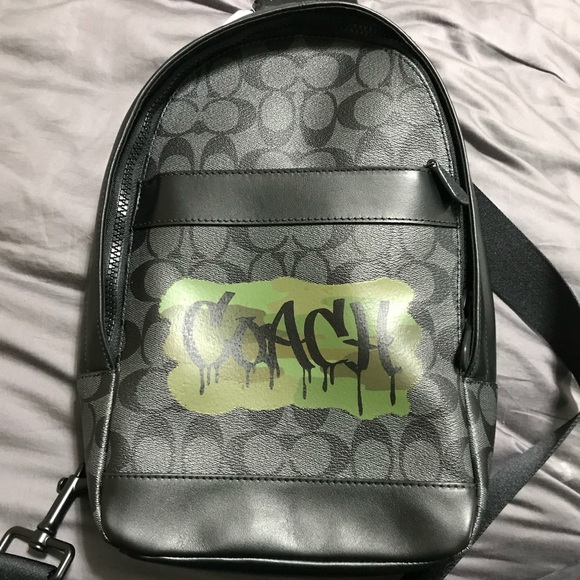 coach graffiti backpack